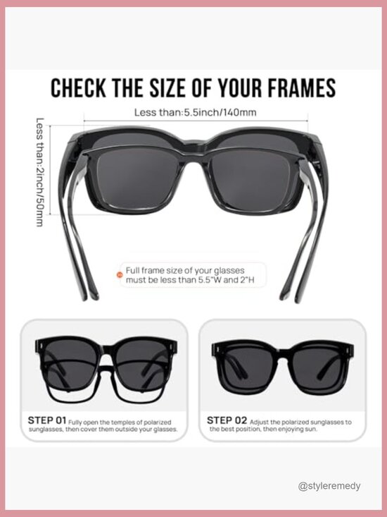 Polarized Fit Over Sunglasses with UV400 Protection for Outdoor Activities main image 5